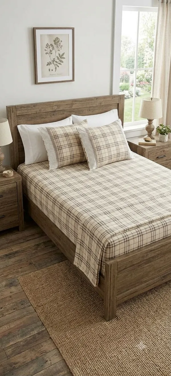 Cotton_|_King_Size_|_Flat_Bedsheet_|_Beige_With_2_Pillow_Covers_With_Chikankari_Lace_|_-_Aster