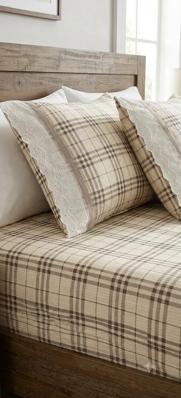 Cotton_|_King_Size_|_Flat_Bedsheet_|_Beige_With_2_Pillow_Covers_With_Chikankari_Lace_|_-_Aster