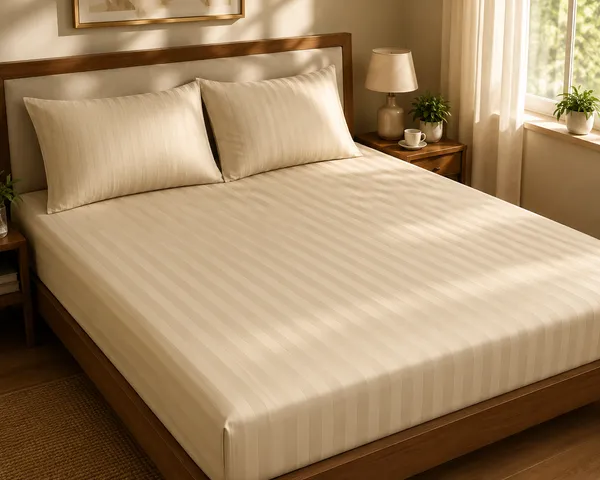 Chitrangi_-_Beige_Solid_Cotton_Super_King_Bedsheet