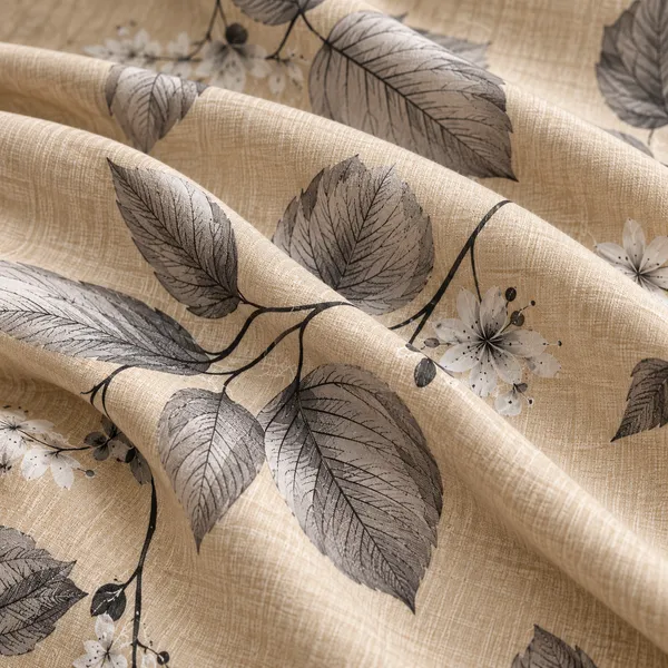 Cotton_|_King_Size_Bedsheet_|_2_Quilted_Pillow_Covers_|_Beige_With_Grey-_Vectra
