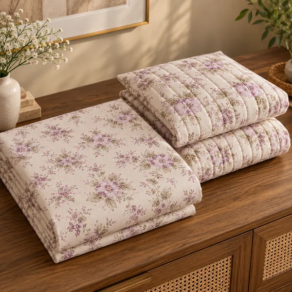 Cotton_|_King_Size_Bedsheet_|_2_Quilted_Pillow_Covers_|_Cream-_Vectra