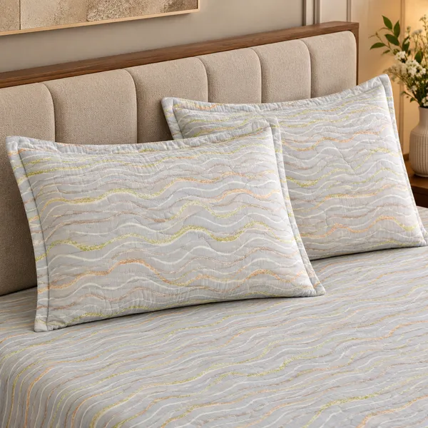 Cotton_|_King_Size_Bedsheet_|_2_Quilted_Pillow_Covers_|_Grey-_Vectra