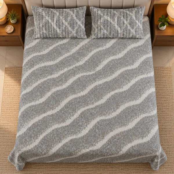 Cotton_|_King_Size_Bedsheet_|_2_Quilted_Pillow_Covers_|_Grey-_Vectra