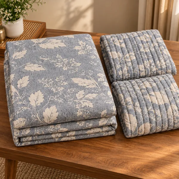 Cotton_|_King_Size_Bedsheet_|_2_Quilted_Pillow_Covers_|_Grey_|_-_Vectra