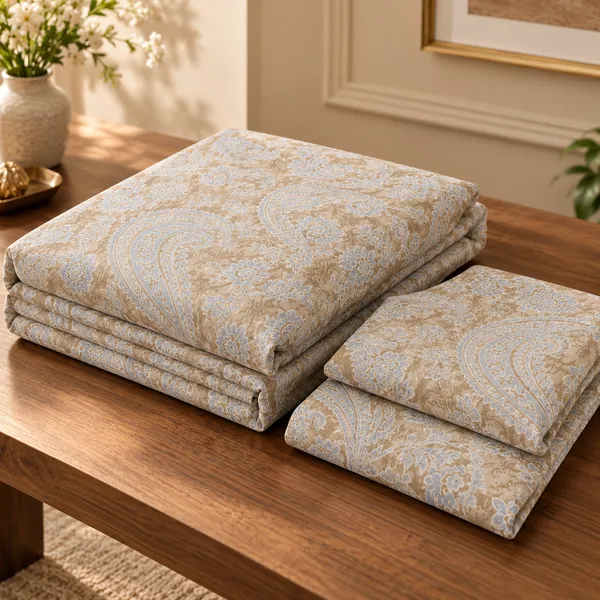 Cotton_|__King_Size_|_Flat_Bedsheet_|_Brown_Print_Design_|_With_2_Pillow_Covers|_-_Pistelle