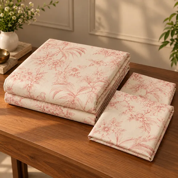 Cotton_|__King_Size_|_Flat_Bedsheet_|_White_With_Rose_Color_|_With_2_Pillow_Covers|_-_Pistelle