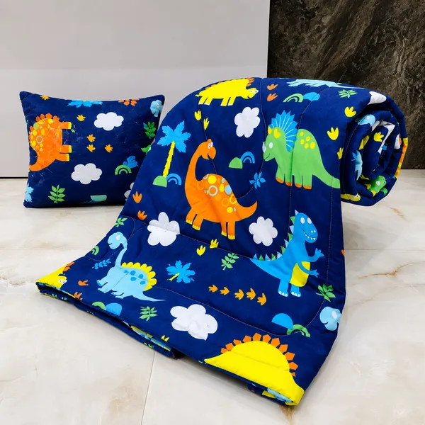 Cotton_Feel_|_Single_Bed_Size_Quilt_|_Kids_Quilt_|_Multi_Dinosaur_Print|_-_Dreamy_Hugs