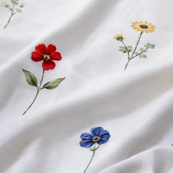 Cotton_|_Super_King_Size_|_Flat_Bedsheet_|_White_With_Blue_|_2_Pillow_Covers|_-_Satrang