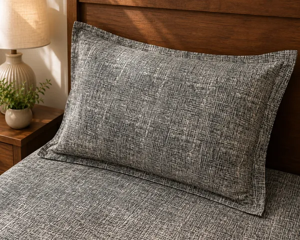 Gems_Aura_Fitted_-_Grey_Color_Fitted_Bedsheet