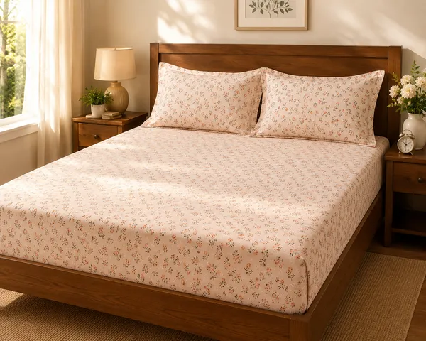 Gems_Aura_Fitted_-_Peach_King_Fitted_Bedsheet