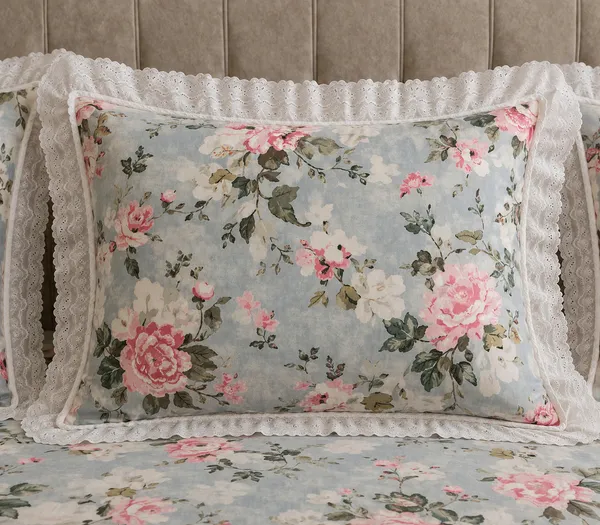 Cotton_|_Super_King_Size_|_Flat_Bedsheet_|_Sky_Blue_With_Multi_Design_With_Lace_on_2_Pillow_Covers|_-_Gulista_Noor