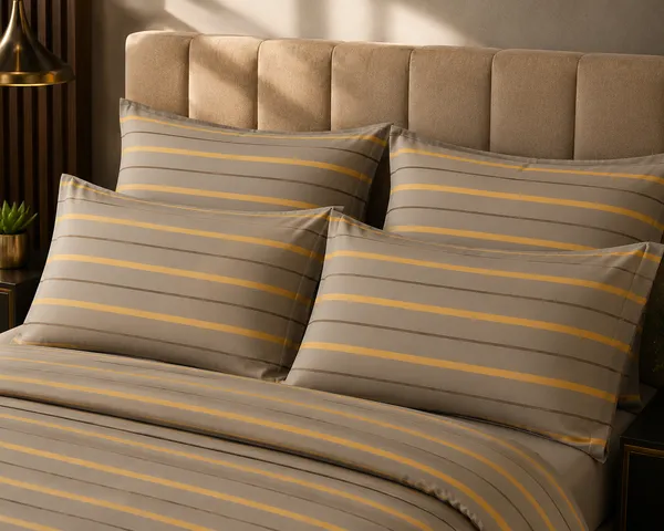 Gulmohar_-_Brown_Stripes_Super_King_Size_Bedsheet
