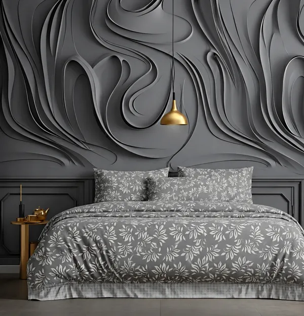 Glace_Cotton_|_Queen_Size_|_Flat_Bedsheet_|_Light_Grey_With_2_Pillow_Covers|_-_Gulmohar