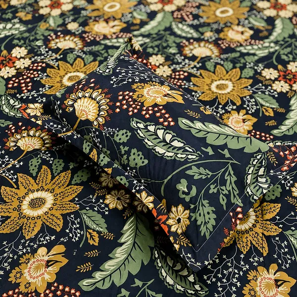 Glace_Cotton_|_Queen_Size_|_Flat_Bedsheet_|_Multi_Color_With_2_Pillow_Covers|_-_Gulmohar