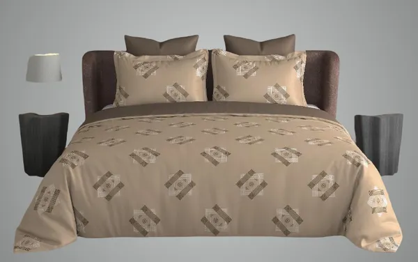 Cotton_|_Super_King_|_Flat_Bedsheet_|_Brown_|_2_Pillow_Covers|_-_Patra_Katha_Sangrah