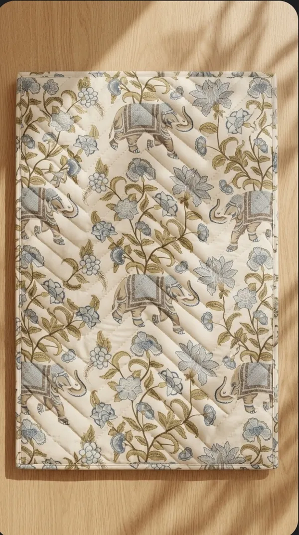 Komal_Sparsh_Bedcover_-_Elephant_Print_Quilted_Bedcover_with_Pillow_Cover