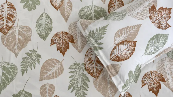 Glace_Cotton_|_Super_King_Size_|_Flat_Bedsheet_|_White_With_Leaves_Design_With_2_Pillow_Covers_|_-_Sukoon