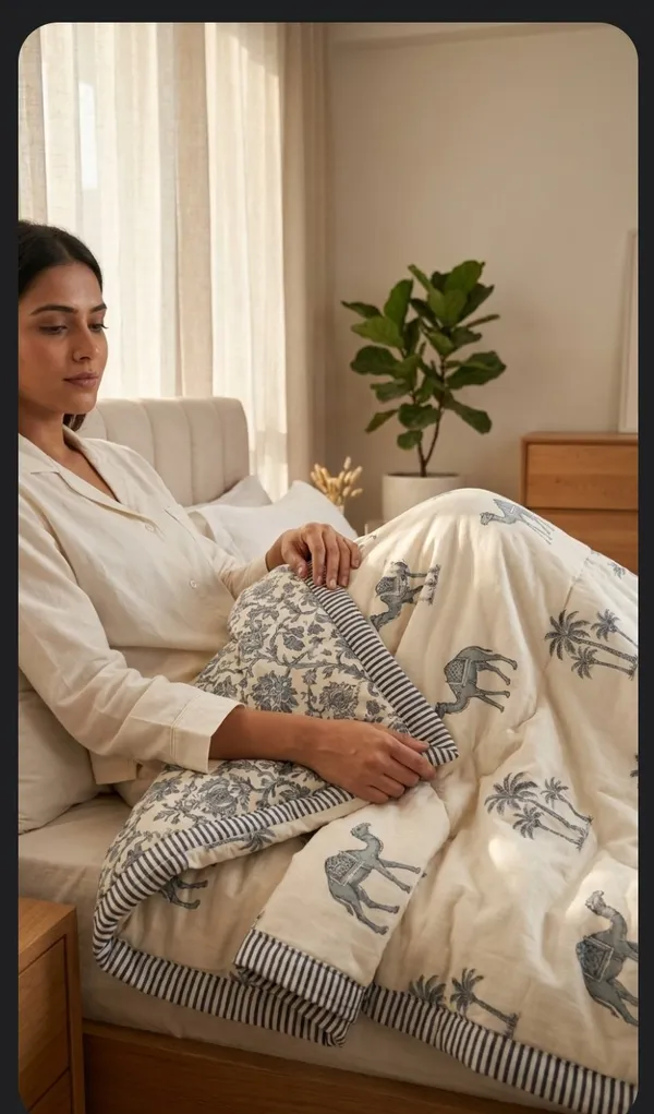 Cotton_|_Single_Bed_Size_Pair|_Dual_Sided_Dohar_|_-_Lehriya_Dohar