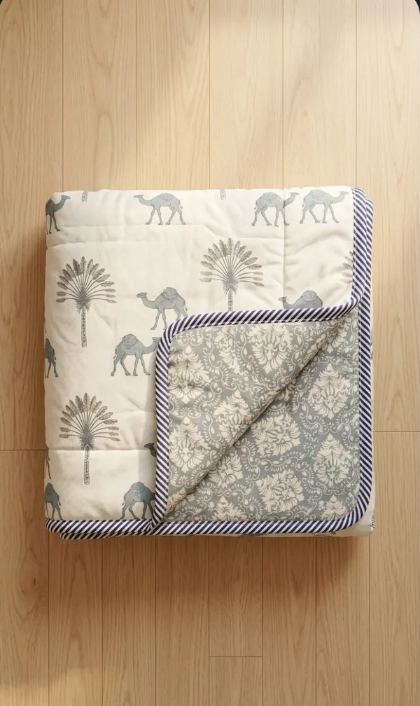 Cotton_|_Single_Bed_Size_Pair|_Dual_Sided_Dohar_|_-_Lehriya_Dohar