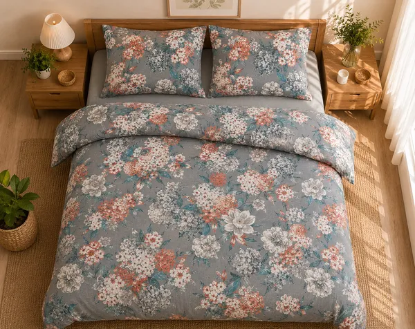 Glace_Cotton_|_Super_King_Size_|_Flat_Bedsheet_|_Grey_With_Multi_With_2_Pillow_Covers_|_-_Sukoon