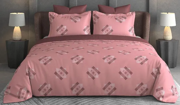 Cotton_|_Super_King_|_Flat_Bedsheet_|_Pink_|_2_Pillow_Covers|_-_Patra_Katha_Sangrah