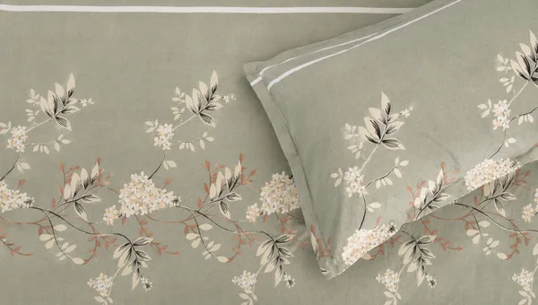 Glace_Cotton_|_Super_King_Size_|_Flat_Bedsheet_|_Green_With_2_Pillow_Covers_|_-_Sukoon