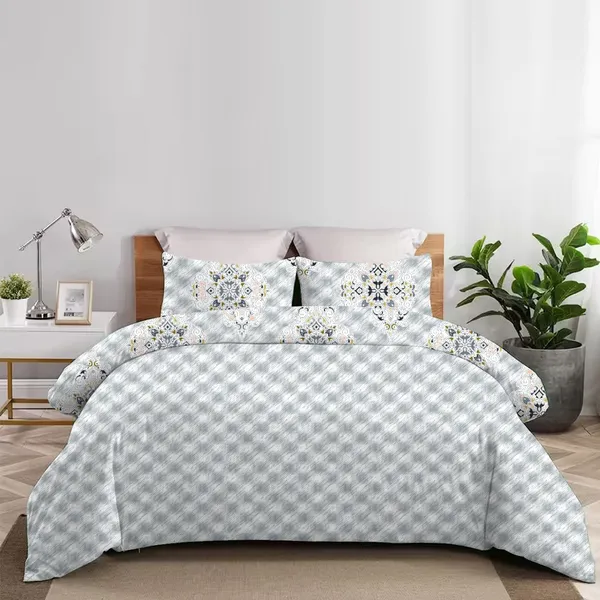 White_Cotton_Double_Bedsheet_And_Pillow_Cover_For_Home_And_Decor