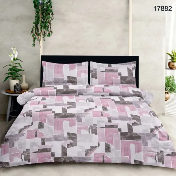 Cotton_|_Super_King_Size|_Flat_Bedsheet_|Multicolor_|_2_Pillow_Covers|_-_Sootra