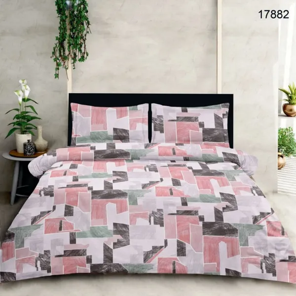 Sootra_-_Multicolor_Cotton_Double_Bedsheet_And_Pillow_Cover_For_Home_And_Decor