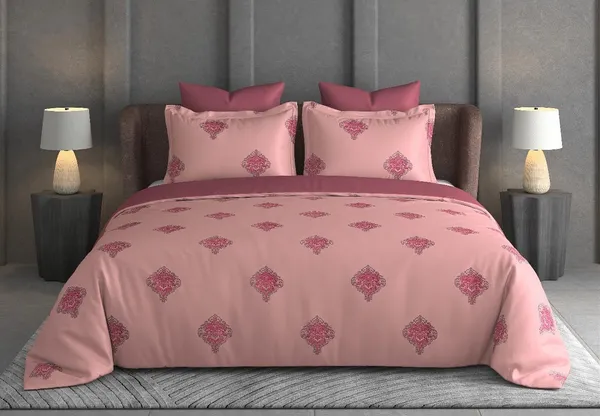 Cotton_|_Super_King_|_Flat_Bedsheet_|_Pink_|_2_Pillow_Covers|_-_Patra_Katha_Sangrah