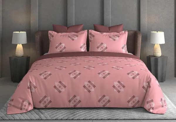 Cotton_|_Super_King_|_Flat_Bedsheet_|_Pink_|_2_Pillow_Covers|_-_Patra_Katha_Sangrah