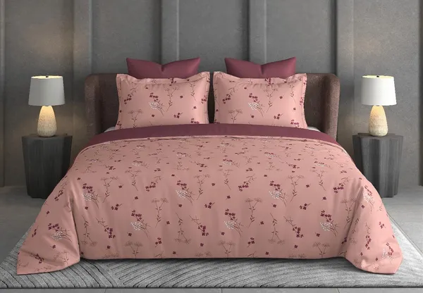 Cotton_|_Super_King_|_Flat_Bedsheet_|_Peach_|_2_Pillow_Covers|_-_Patra_Katha_Sangrah