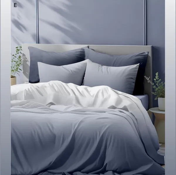 Cotton_|_Double_Bedsheet_|_Blue_Dual_Tone_Color_With_2_Pillow_Covers_|_-_Niraali