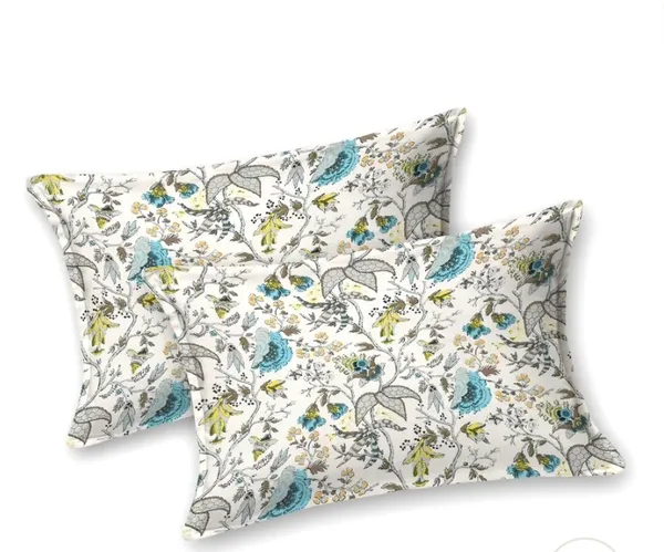 Cotton_|_King_Size_|_Flat_Bedsheet_|_White_With_Multicolor_With_2_Pillow_Covers|_-_Pankhuri