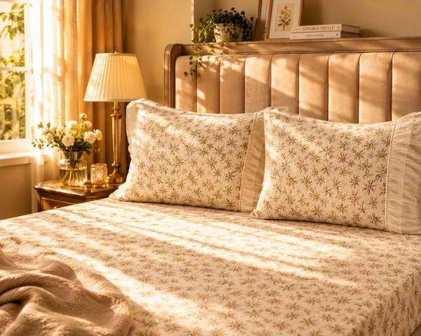 Cotton_|_Double_Bedshet_|_Cream_With_Design_With_Pearl_Lace_2_Pillow_Covers_|_-_Pearl_Lace_Collection