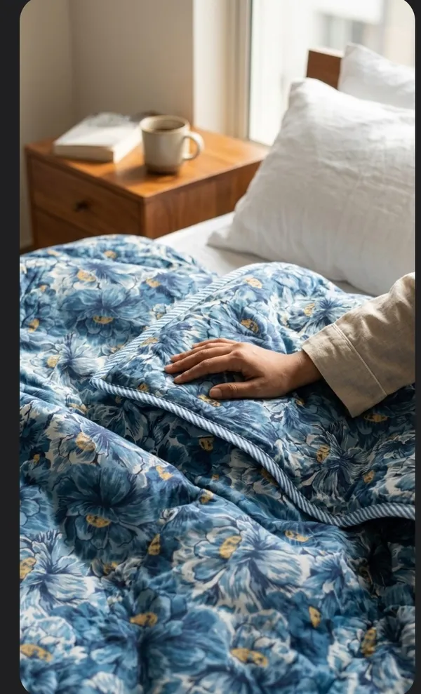 MulMul_|_Double_Bed_Size_with_Filling|_Dohar_Double_Sided_|_-_Royal_Heritage