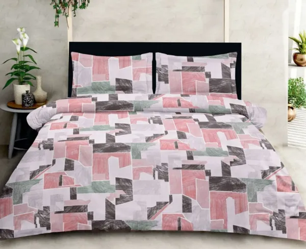 Sootra_-_Multicolor_Cotton_Double_Bedsheet_And_Pillow_Cover_For_Home_And_Decor