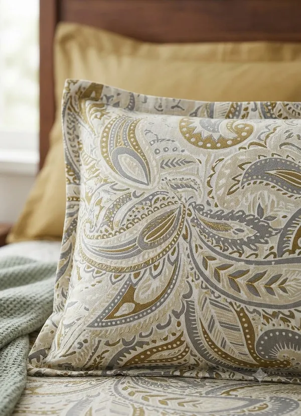 Cotton_|_Super_King_Size_|_Flat_Bedsheet_|_Brown_Color_With_2_Pillow_Covers|_-_Utkarsh