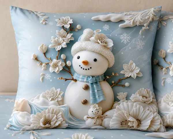 Glace_Cotton|_Super_King_Size_|_Flat_Bedsheet_|_7D_Frovia_Winter_Snowman_Design_With_2_Pillow_Covers|_-_Little_Dreamers