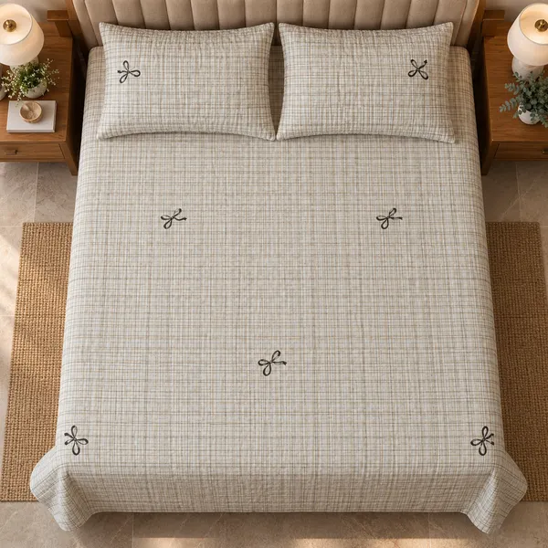 Cotton_|_King_Size_Bedsheet_|_2_Quilted_Pillow_Covers_|_Cream-_Vectra