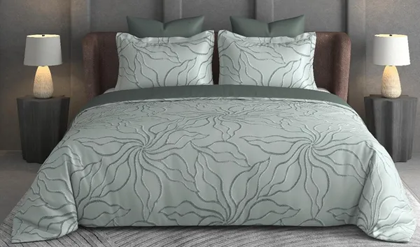 Patra_Katha_Sangrah_-_Green_Cotton_Double_Bedsheet_And_Pillow_Covers