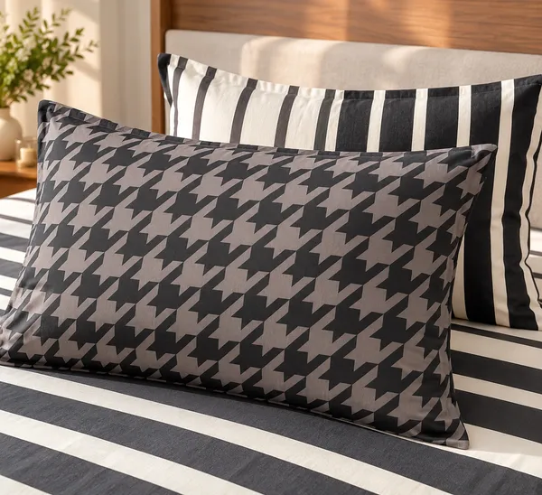 Cotton_|__Super_King_Size_|_Flat_Bedsheet_|_Purple_With_Blue_Design_|_2_Pillow_Covers|_-_Marina