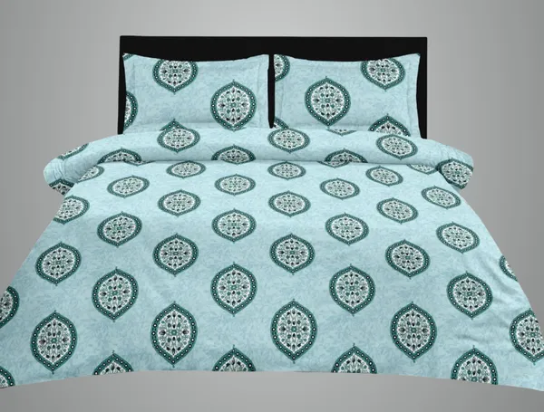 Cotton_|_Super_King_Size_|_Bedsheet_|_Sky_Blue_Color_With_2_Pillow_Covers_|_-_Sparsha