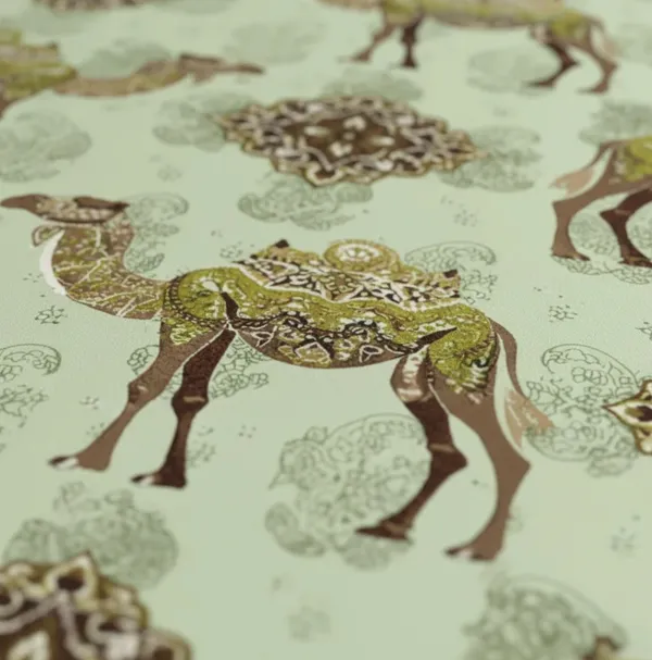Cotton_|_Super_King_Size_|_Bedsheet_|_Green_Color_With_2_Pillow_Covers_|_-_Sparsha