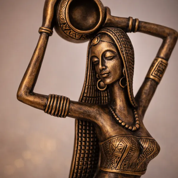 Bronze_Finish_Lady_with_Pot_Showpiece_|_Elegant_Woman_Figurine_Statue_|_Modern_Home_Decor_Item_for_Living_Room,_Office_&_Shelf_|_Premium_Polyresin_Decorative_Sculpture_(51.5_cm)