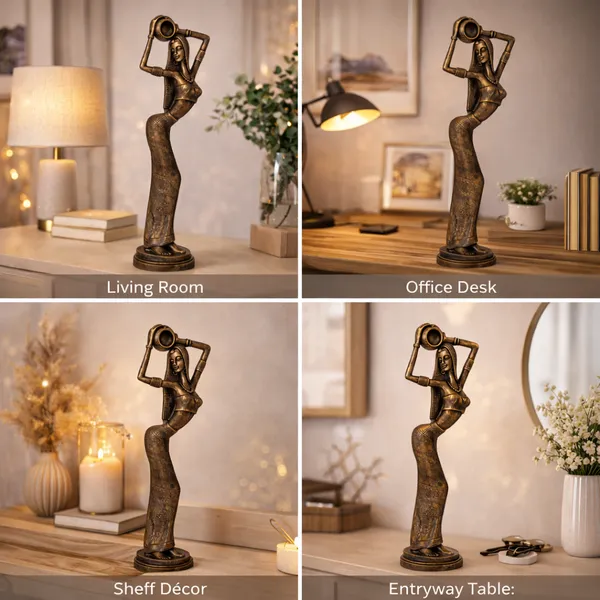 Bronze_Finish_Lady_with_Pot_Showpiece_|_Elegant_Woman_Figurine_Statue_|_Modern_Home_Decor_Item_for_Living_Room,_Office_&_Shelf_|_Premium_Polyresin_Decorative_Sculpture_(51.5_cm)