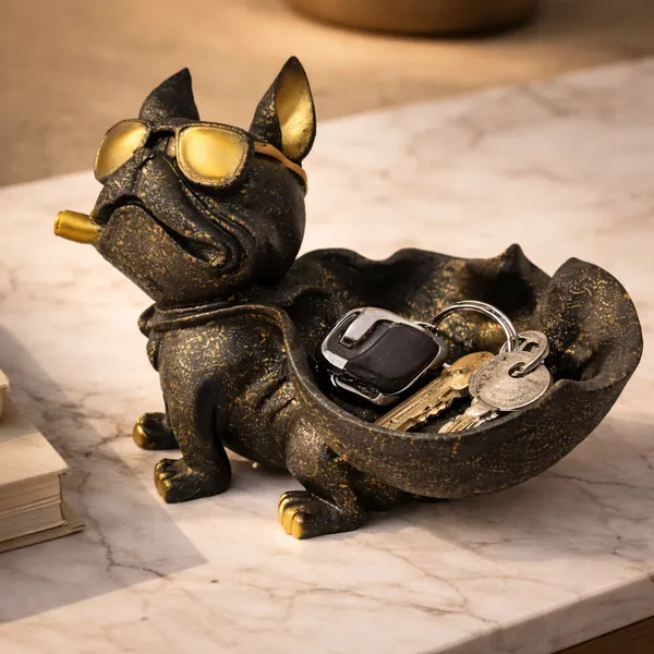 Funny_Pug_Dog_Key_Holder_Tray_|_Resin_Decorative_Key_Bowl_for_Home_Entrance_|_Cute_French_Bulldog_Key_&_Coin_Organizer_|_Tabletop_Catchall_Tray_|_Home_Decor_Gift