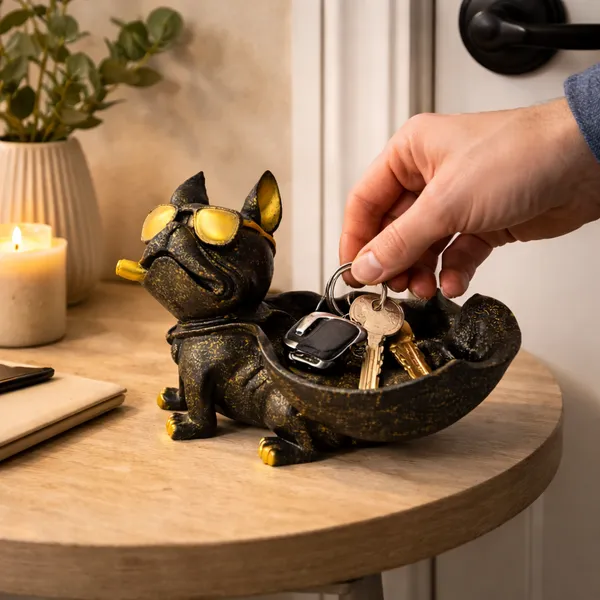Funny_Pug_Dog_Key_Holder_Tray_|_Resin_Decorative_Key_Bowl_for_Home_Entrance_|_Cute_French_Bulldog_Key_&_Coin_Organizer_|_Tabletop_Catchall_Tray_|_Home_Decor_Gift