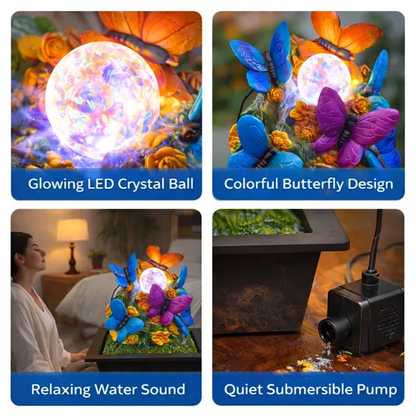 Multicolor_Indoor_Tabletop_Water_Fountain_With_Led_Crystal_Ball_&_Colorful_Butterflies_For_Home,_Office,_Living_Room_&_Meditation_Decor