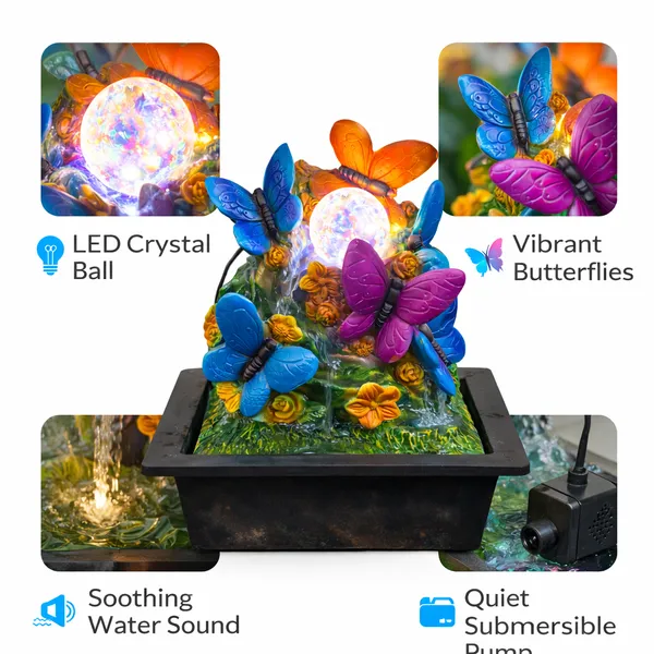 Multicolor_Indoor_Tabletop_Water_Fountain_With_Led_Crystal_Ball_&_Colorful_Butterflies_For_Home,_Office,_Living_Room_&_Meditation_Decor